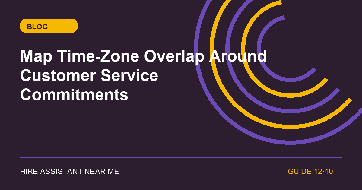 Service map showing working-hour overlap for a remote assistant role